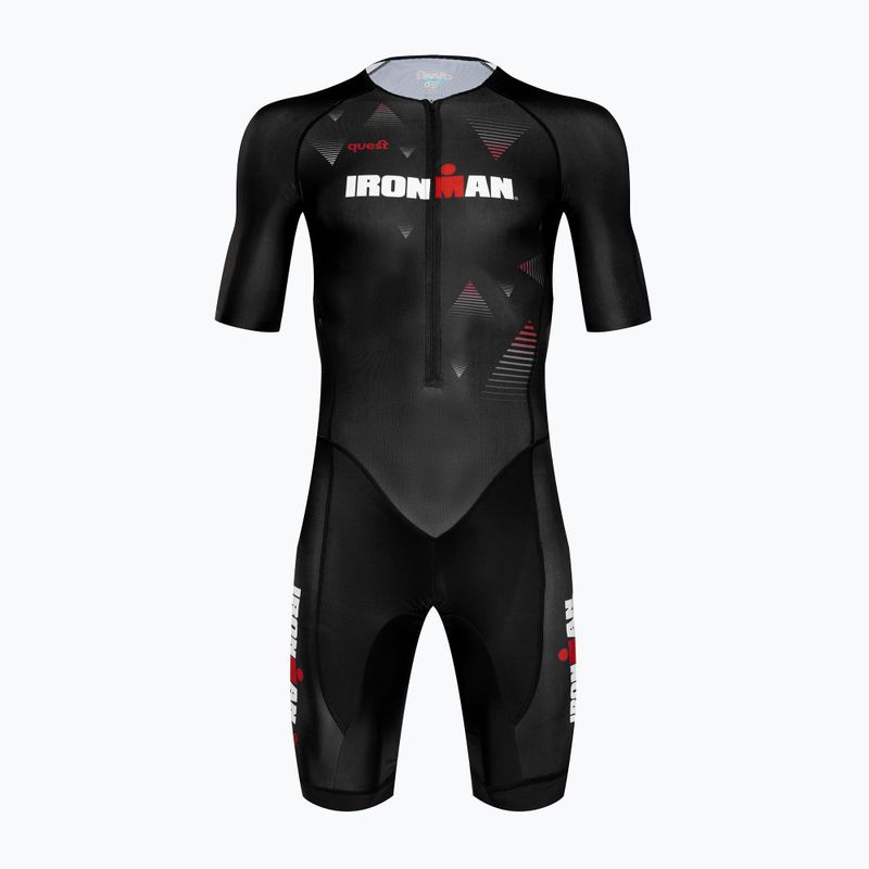 Costum de triatlon pentru bărbați Quest Iron Man black