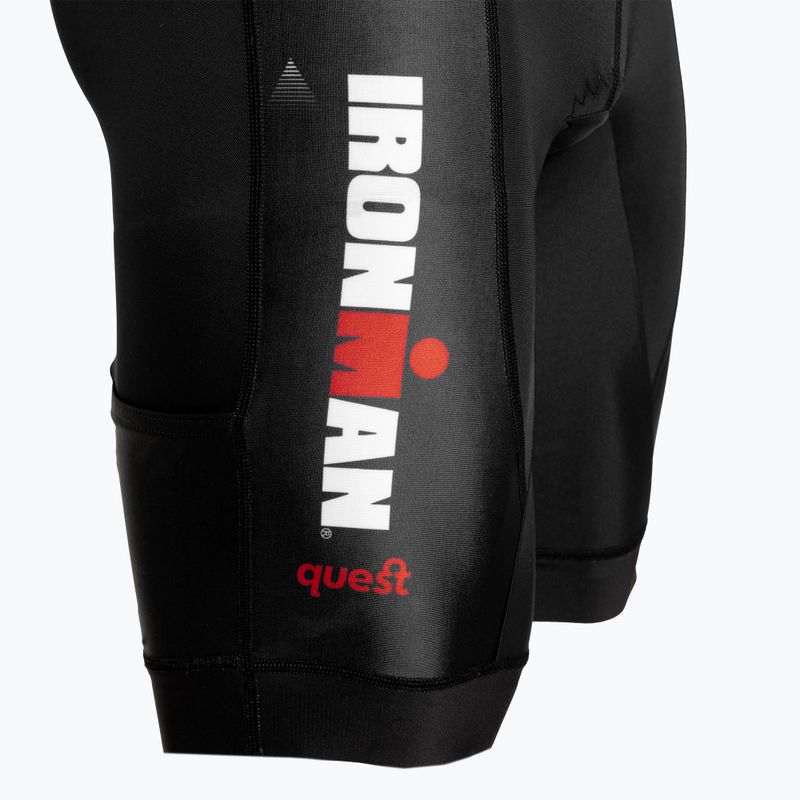 Costum de triatlon pentru bărbați Quest Iron Man black 5