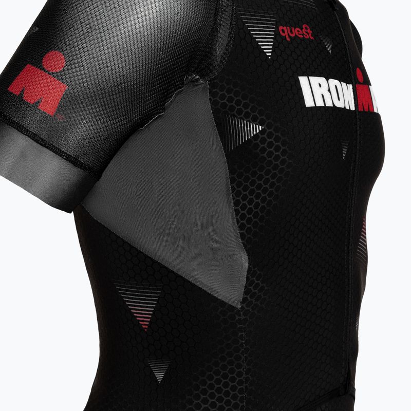 Costum de triatlon pentru bărbați Quest The Fastest GVT Iron Man black 4