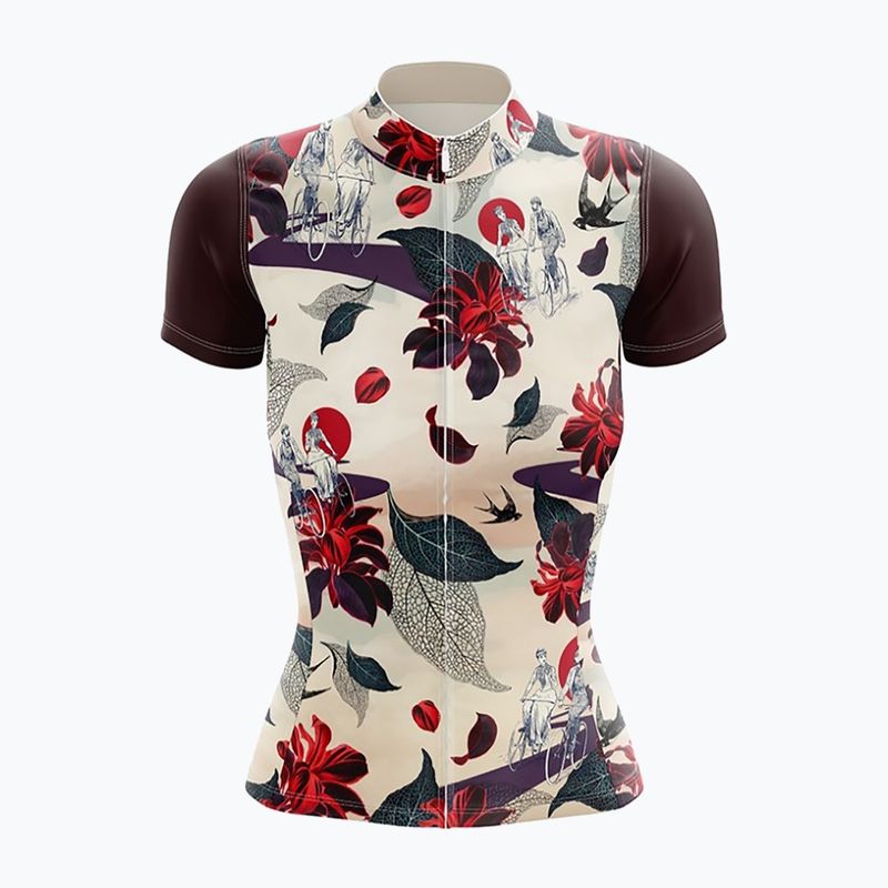 Tricou de ciclism pentru femei Quest Retro Bike 8