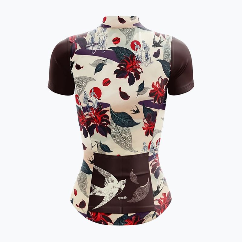 Tricou de ciclism pentru femei Quest Retro Bike 9
