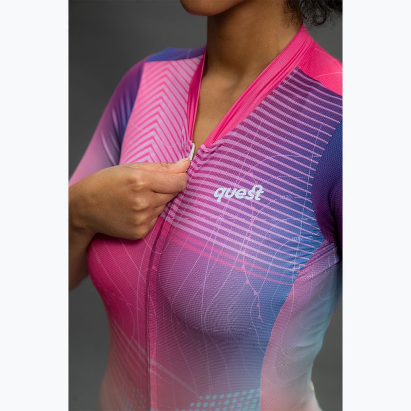 Tricou de ciclism pentru femei Quest Pink Wind W 9