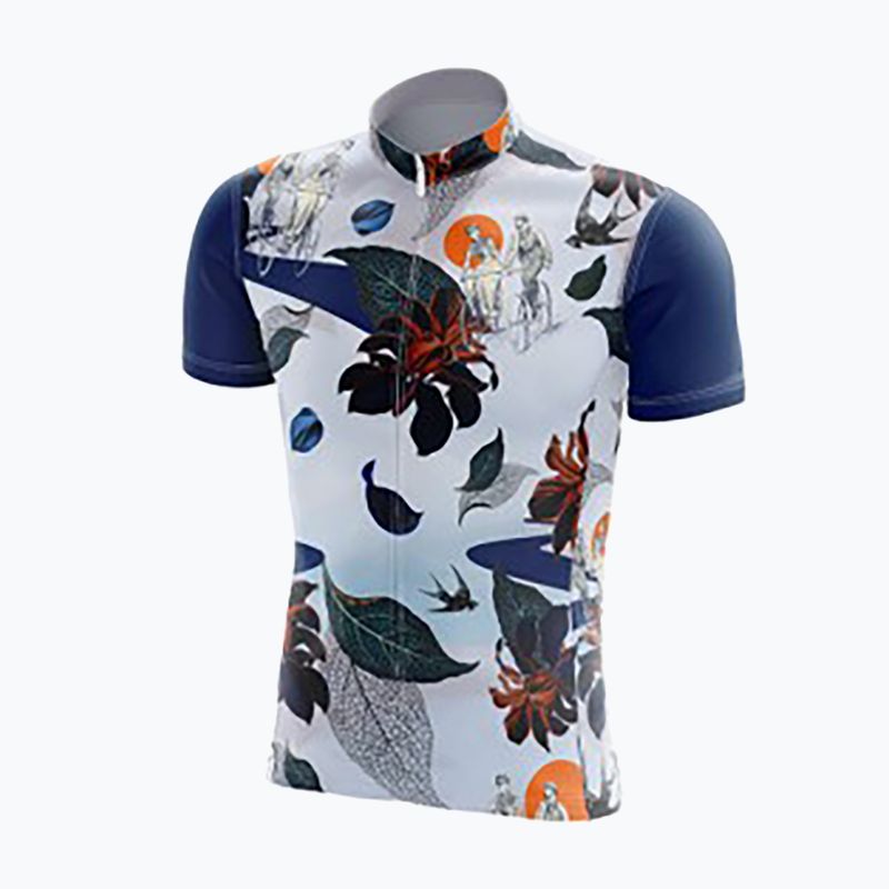 Tricou de ciclism pentru bărbați Quest Retro Bike 7