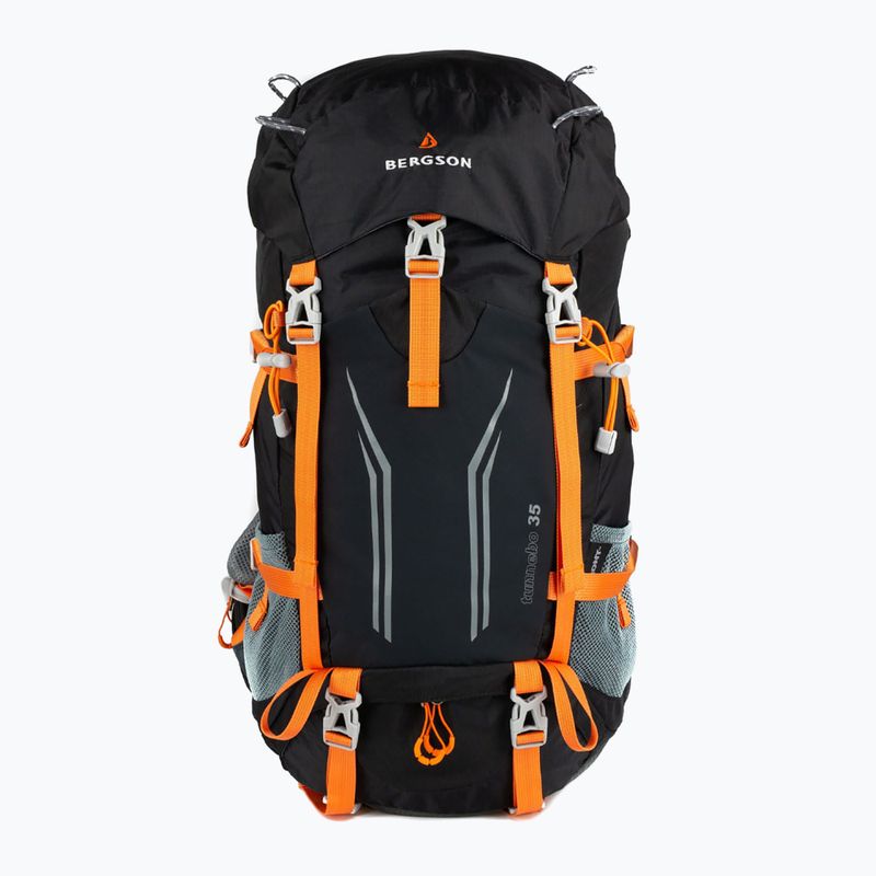 Rucsac turistic  BERGSON Tunnebo 35 l black/orange