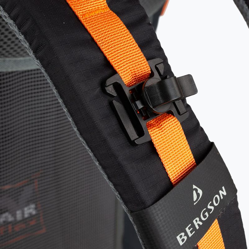 Rucsac turistic  BERGSON Tunnebo 35 l black/orange 12