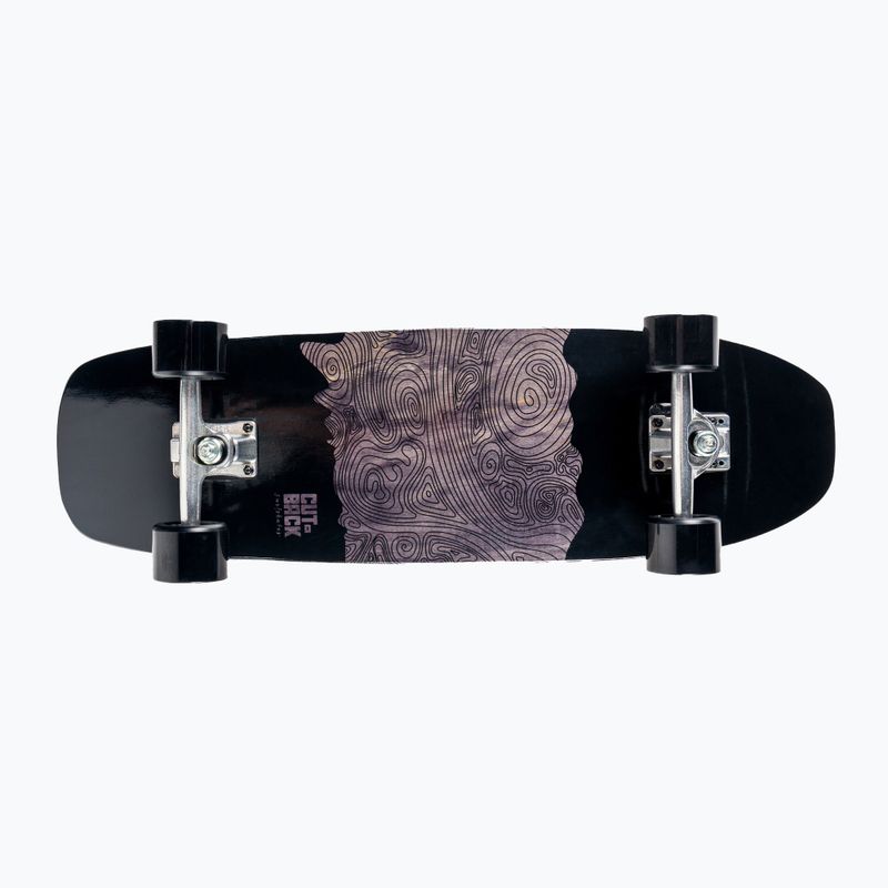 Surfboard CUTBACK negru Negru Wave 4