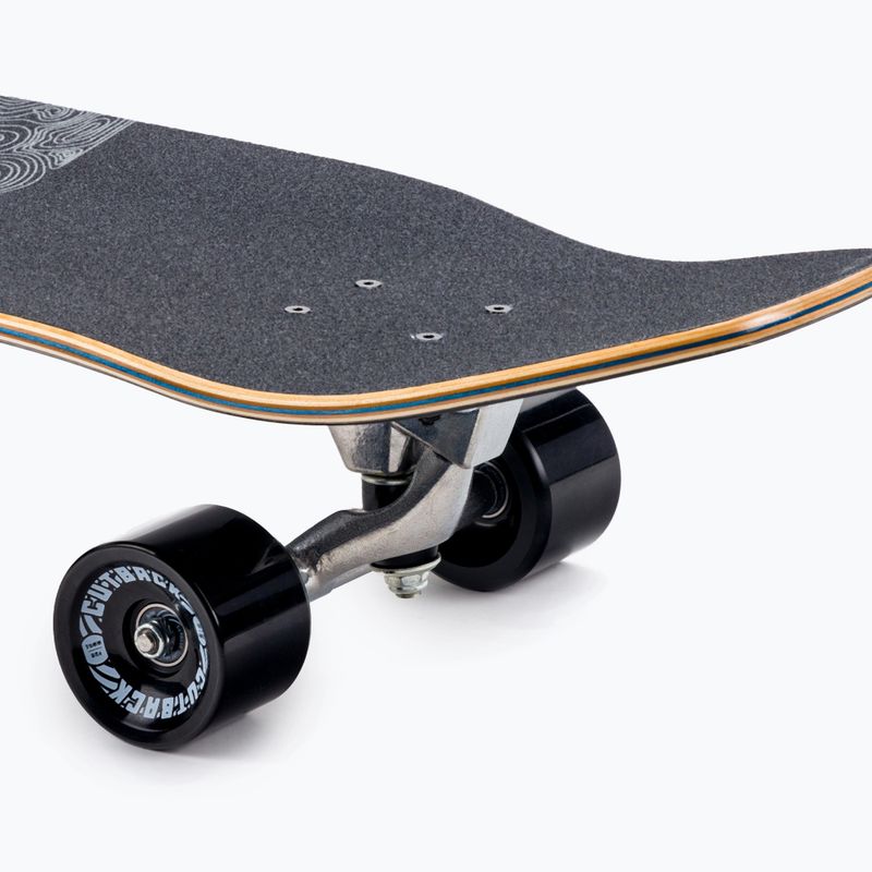 Surfboard CUTBACK negru Negru Wave 7
