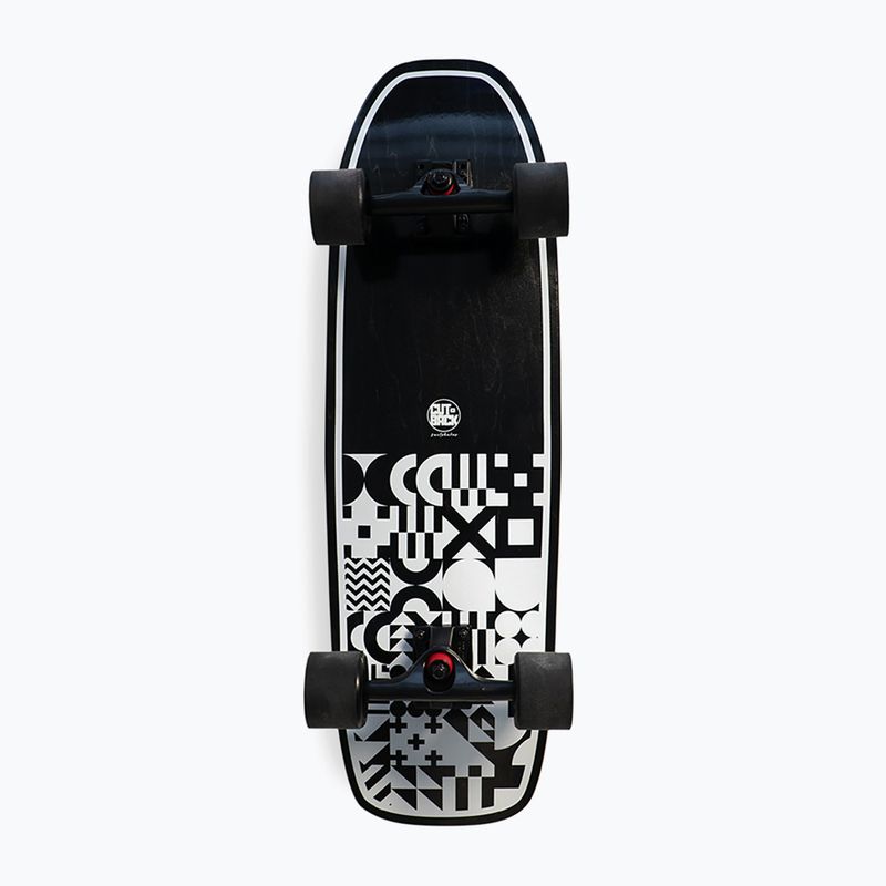 Surfskate Cutback B&W 32" alb-negru și skateboard CUT-SUR-B&W 8