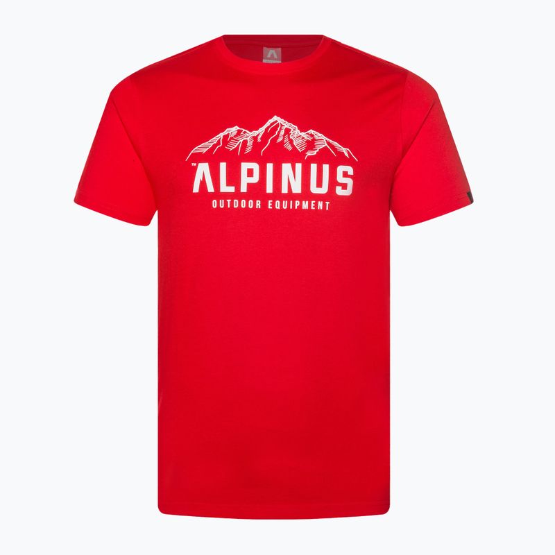 Tricou pentru bărbați Alpinus Mountains roșu