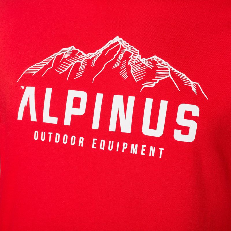 Tricou pentru bărbați Alpinus Mountains roșu