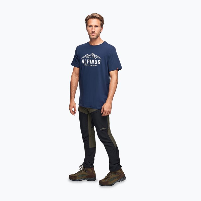 Tricou pentru bărbați Alpinus Mountains bleumarin 2