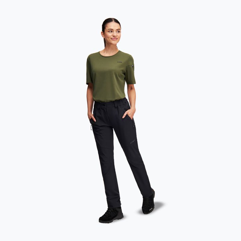 Pantaloni de trekking pentru femei Alpinus Marmore negri 2