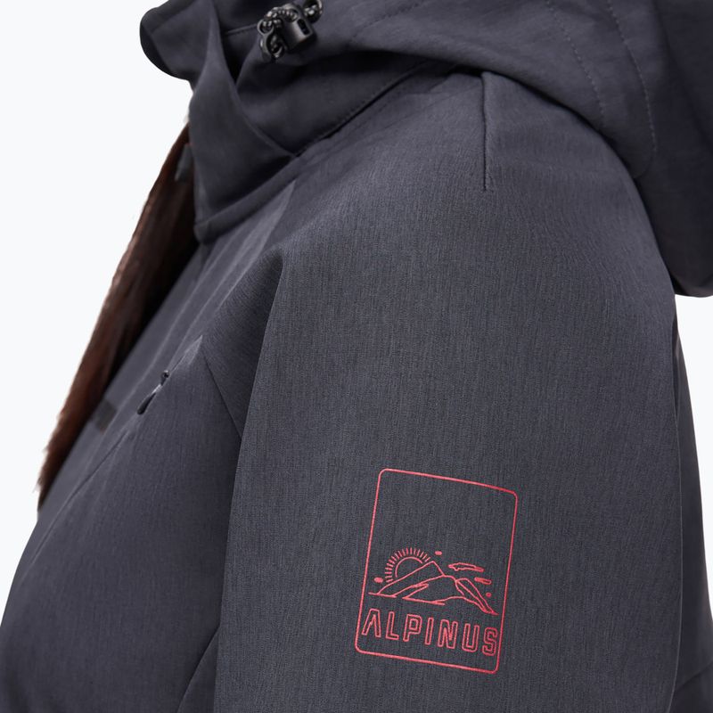 Geacă softshell pentru femei Alpinus Minthi graphite/black 4