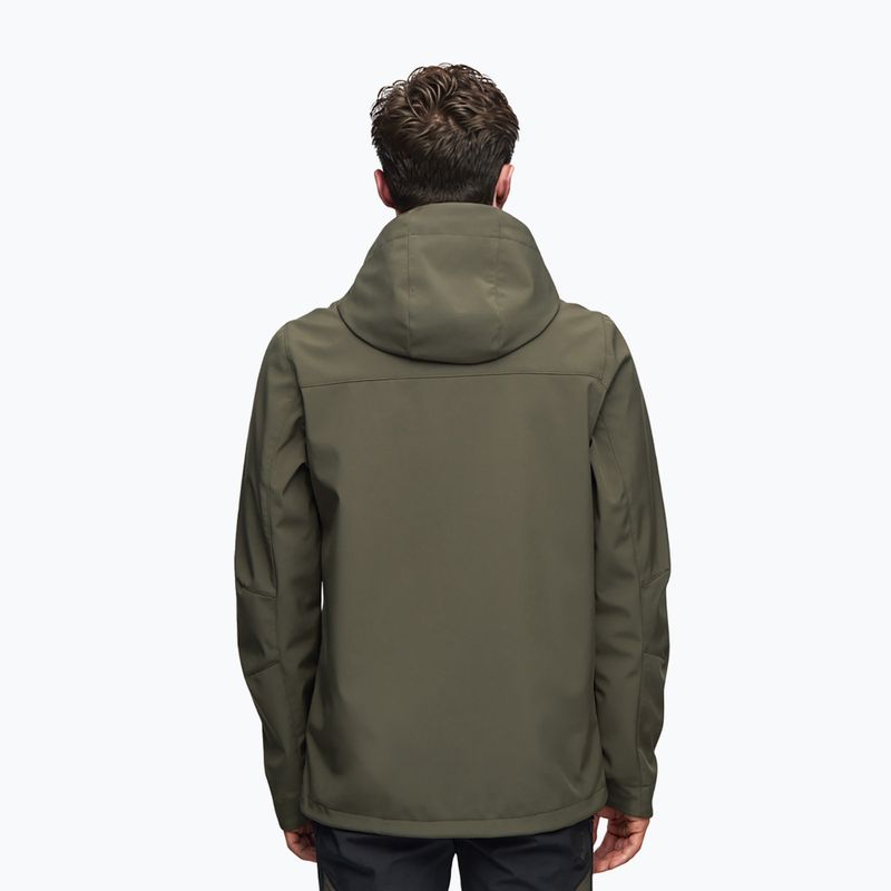 Geacă softshell pentru bărbați Alpinus Roignais Tactical măslinie 3