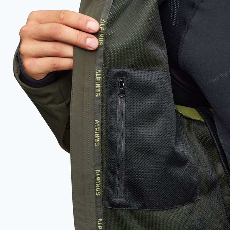 Geacă softshell pentru bărbați Alpinus Roignais Tactical măslinie 5