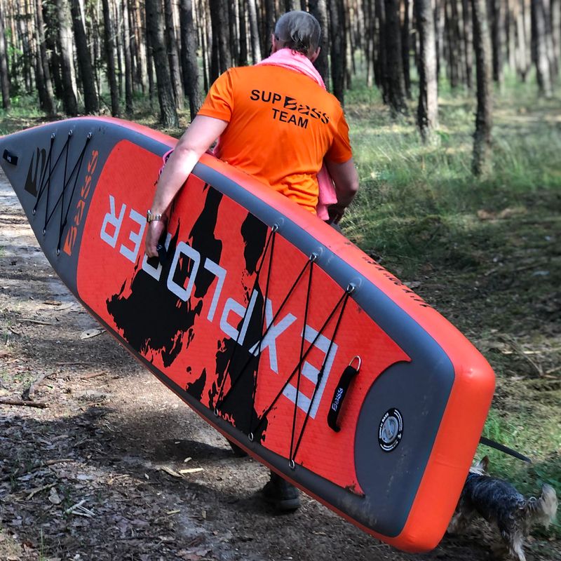 Bass SUP Explorer bord portocaliu-gri 9