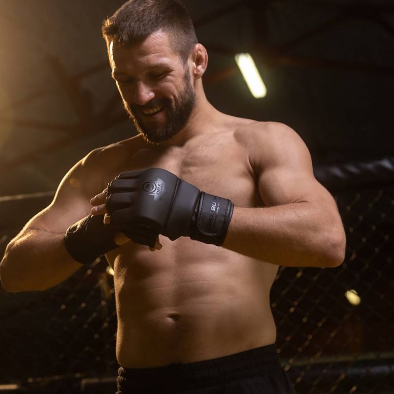 DBX BUSHIDO MMA mănuși de grappling negru 18