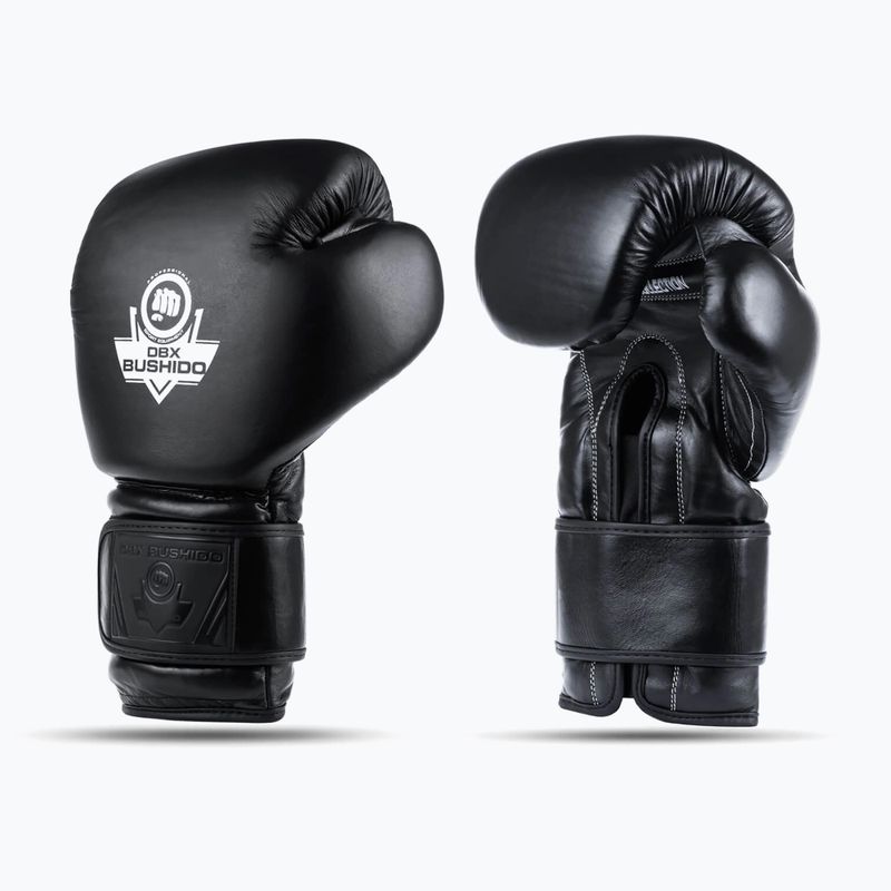 Mănuși de box DBX BUSHIDO "ProFight" negru