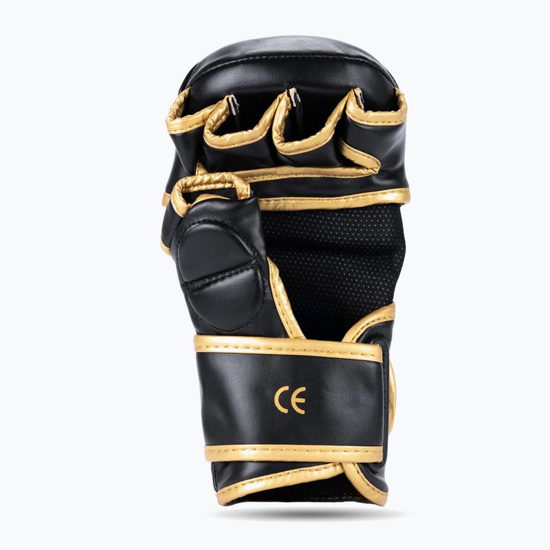 Mănuși de grappling DBX BUSHIDO Master MMA negru/auriu 3