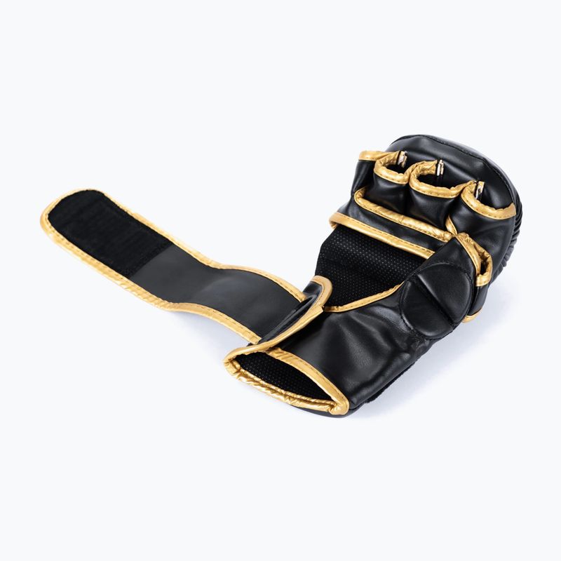 Mănuși de grappling DBX BUSHIDO Master MMA negru/auriu 8