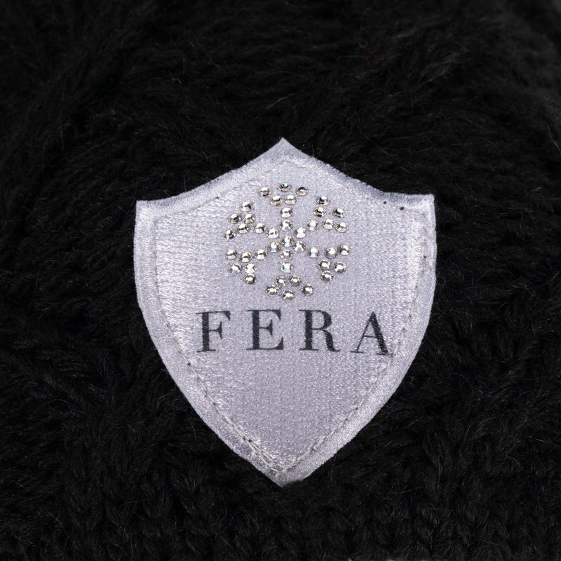 Căciulă de iarnă pentru femei Fera Swarovski Snowflake negru 5.8.sn.ic 3