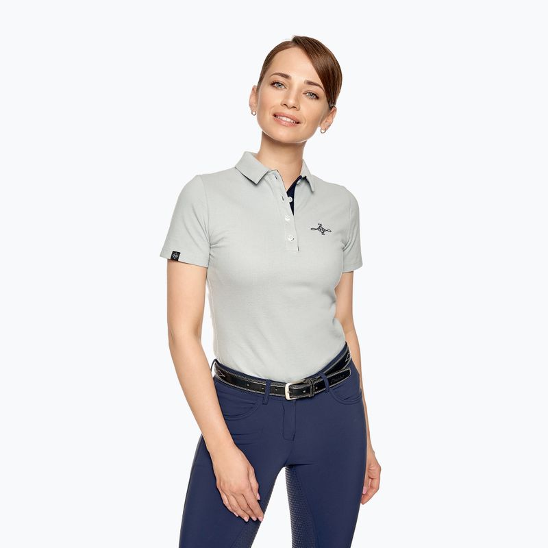 Tricou pentru bărbați Fera Polo Bea gri 1.4.be.gr.