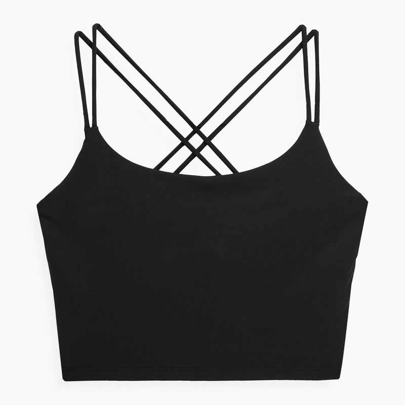 Top de yoga pentru femei 4F negru 4FSS23TTSHF270-20S 3