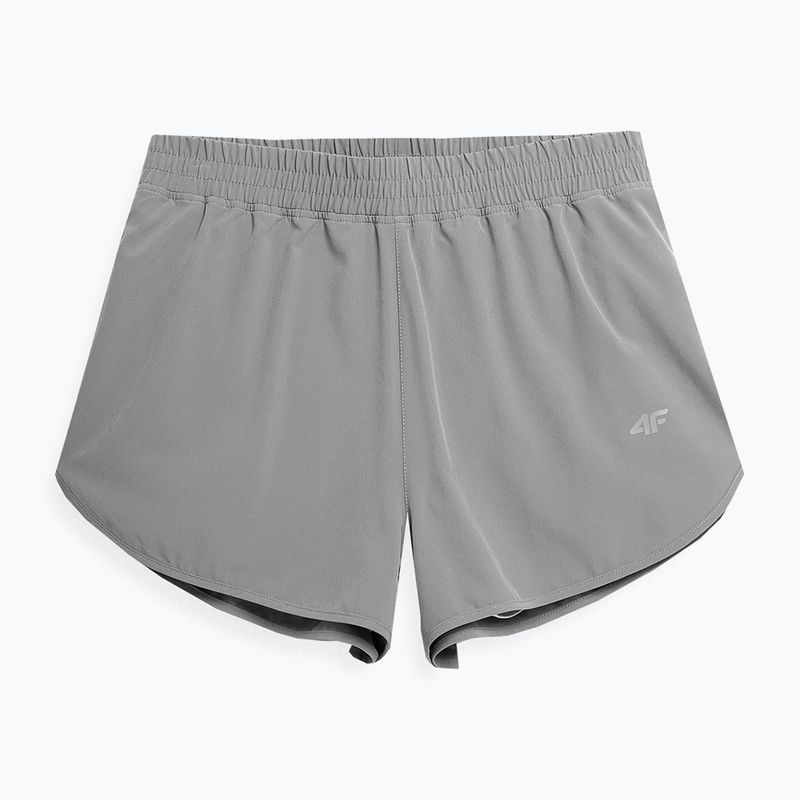 Pantaloni scurți de antrenament pentru femei 4F gri 4FSS23TFSHFHF141-24S