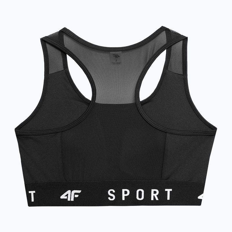 Sutien de fitness 4F negru 4FSS23USBAF051-20S 2