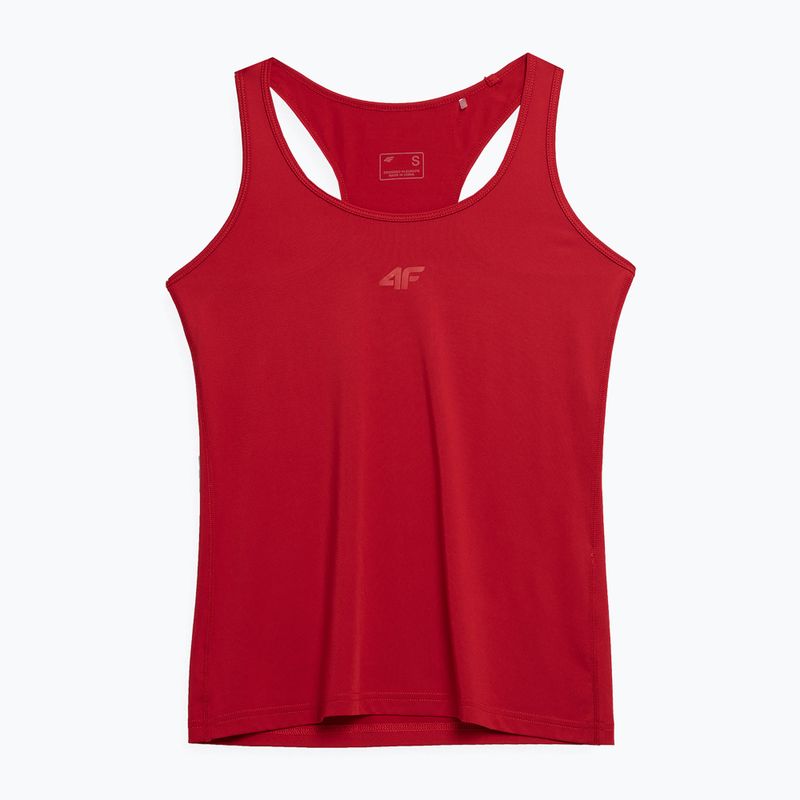 Tricou pentru femei 4F roșu 4FSS23TFTSF263-62S