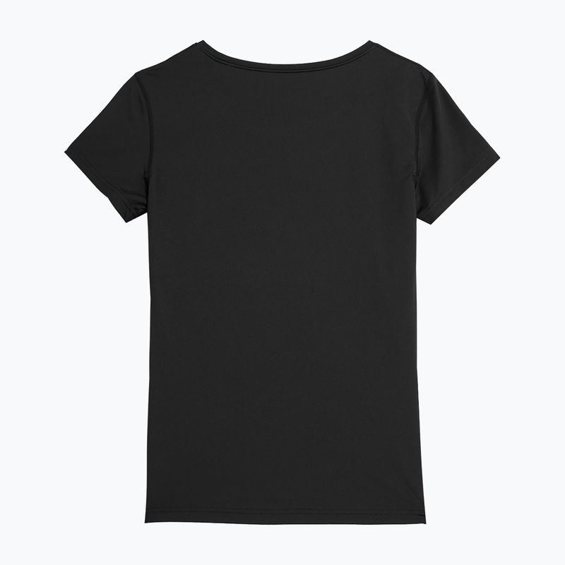 Tricou de antrenament pentru femei 4F negru 4FSS23TFTSF261-20S 2