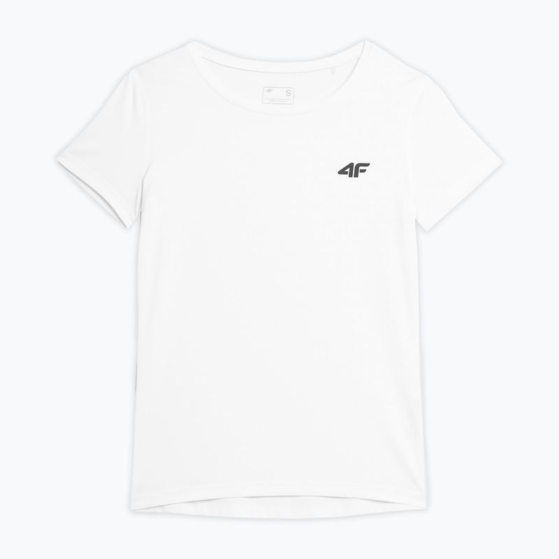 Tricou de antrenament pentru femei 4F alb 4FSS23TFTSF261-10S