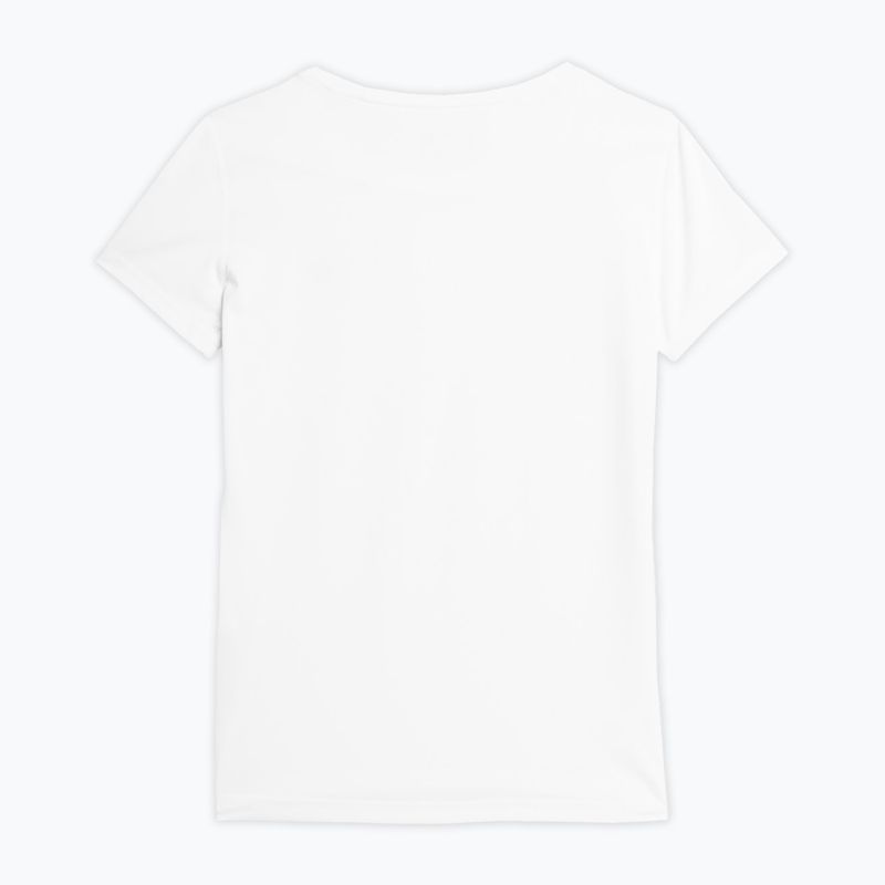 Tricou de antrenament pentru femei 4F alb 4FSS23TFTSF261-10S 2