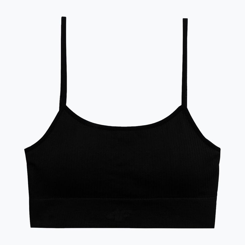 Sutien de fitness pentru femei 4F negru 4FSS23USBAF031-20S 4