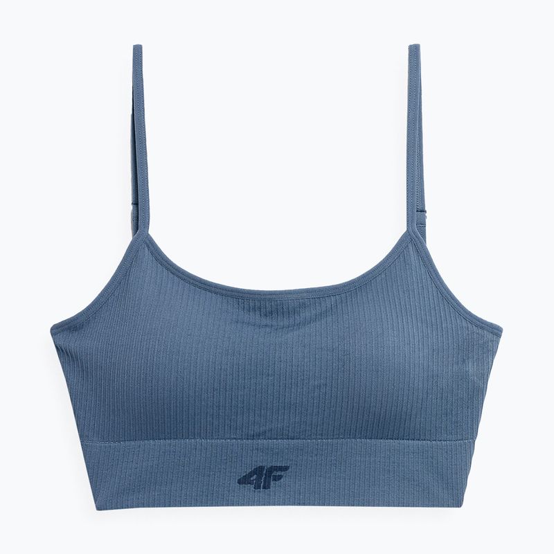 Sutien de fitness pentru femei 4F albastru 4FSS23USBAF031-32S