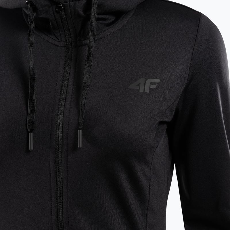 Hanorac de antrenament pentru femei 4F negru 4FSS23TFSWF113-20S 6