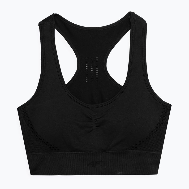 Sutien de fitness pentru femei 4F negru 4FSS23USBAF037-20S