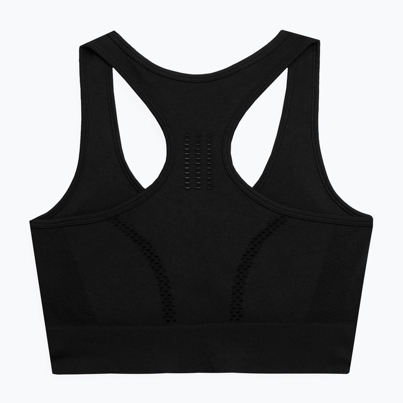 Sutien de fitness pentru femei 4F negru 4FSS23USBAF037-20S 2