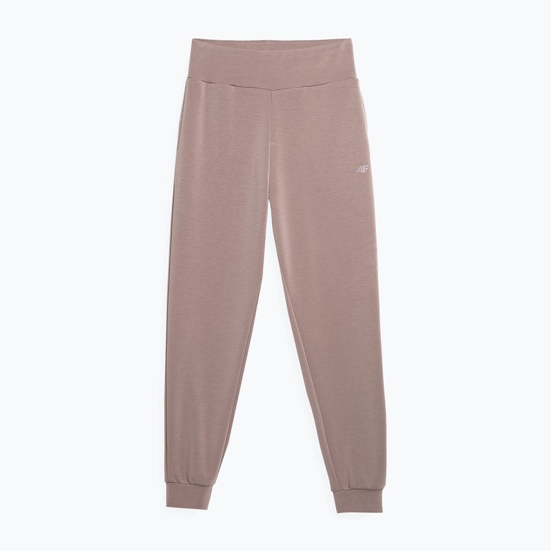 Pantaloni de trening pentru femei 4F maro 4FSS23TTROF128-82S