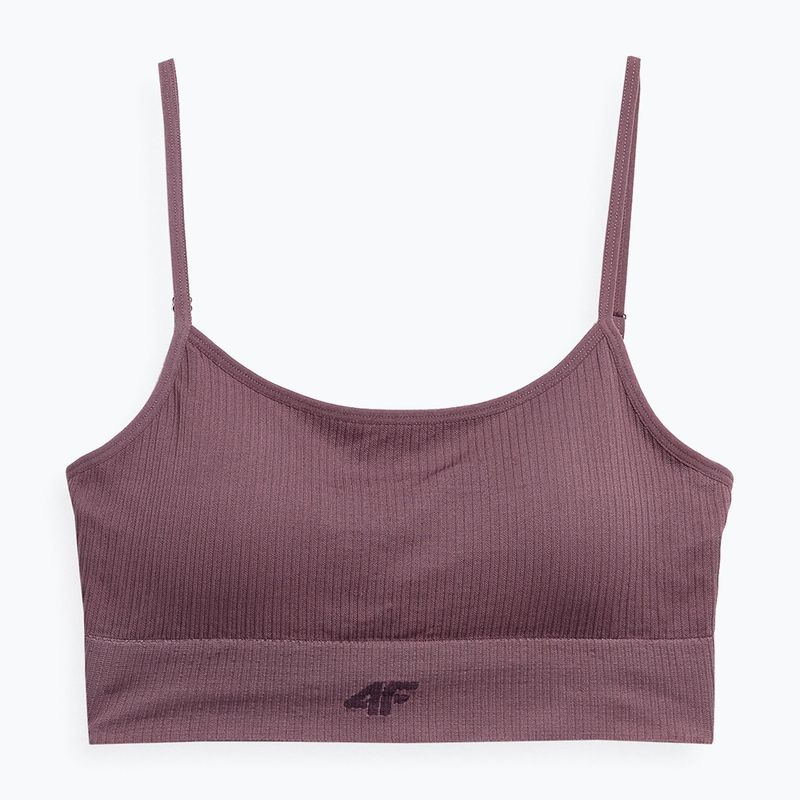 Sutien de fitness pentru femei 4F maro 4FSS23USBAF031-60S