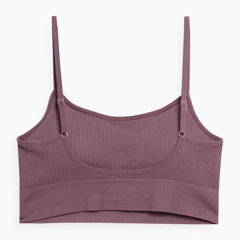 Sutien de fitness pentru femei 4F maro 4FSS23USBAF031-60S 2