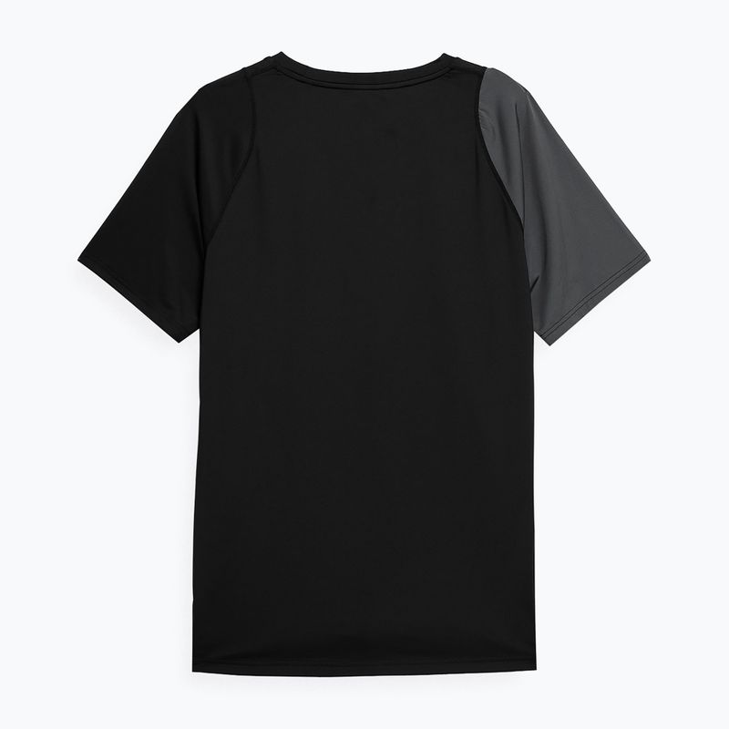 Tricou de antrenament pentru bărbați 4F negru-gri 4FSS23TFTSM405-20S 2