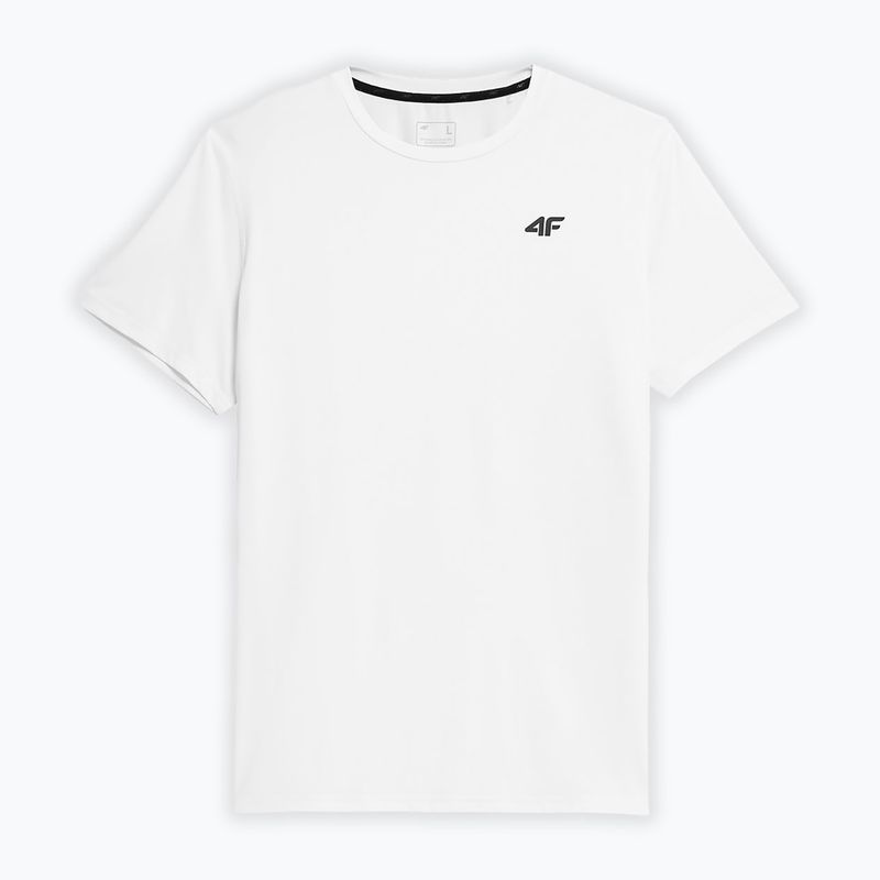 Tricou de antrenament pentru bărbați 4F alb 4FSS23TFTSM259-10S