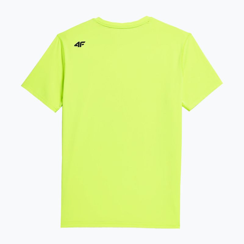 Tricou de antrenament pentru bărbați 4F verde 4FSS23TFTSM259-45N 2