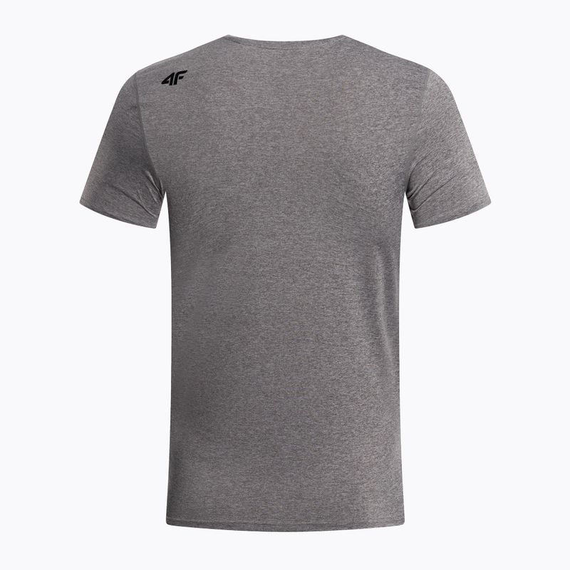 Tricou de antrenament pentru bărbați 4F gri 4FSS23TFTSM260-27M 2
