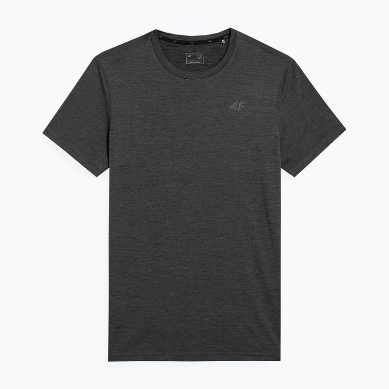 Tricou de antrenament pentru bărbați 4F negru 4FSS23TFTSM260-20M