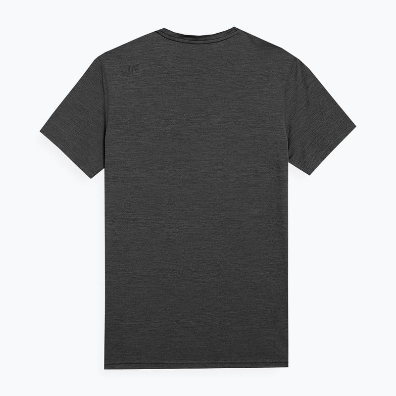 Tricou de antrenament pentru bărbați 4F negru 4FSS23TFTSM260-20M 2