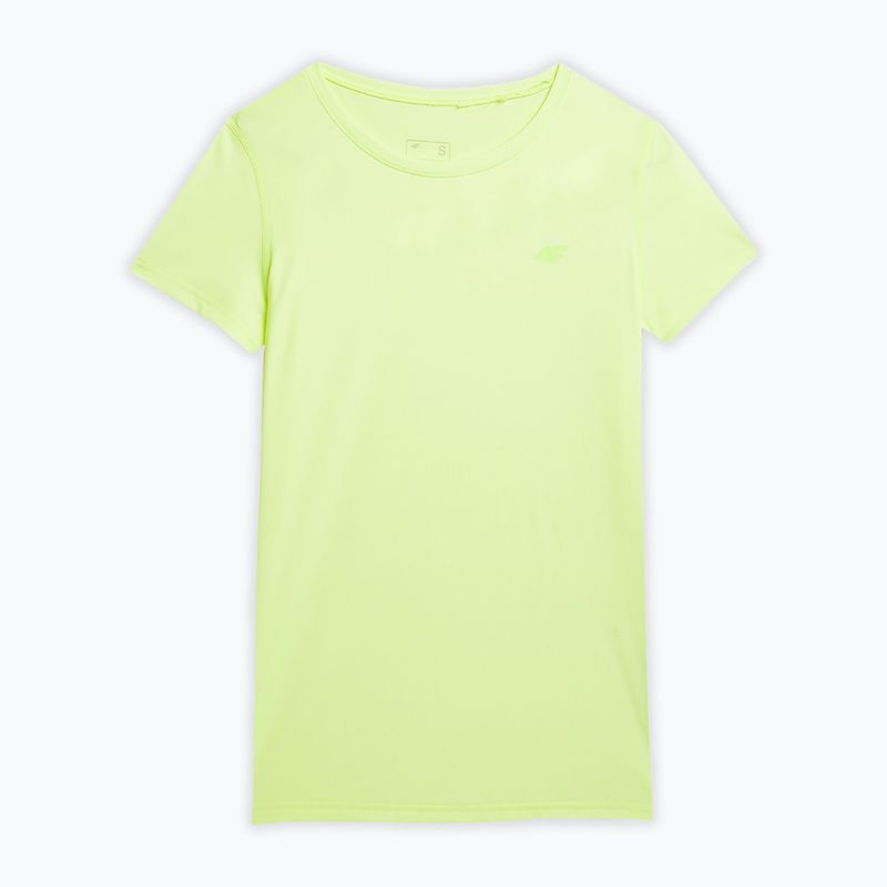 Tricou pentru femei 4F F445 lămâie deschisă