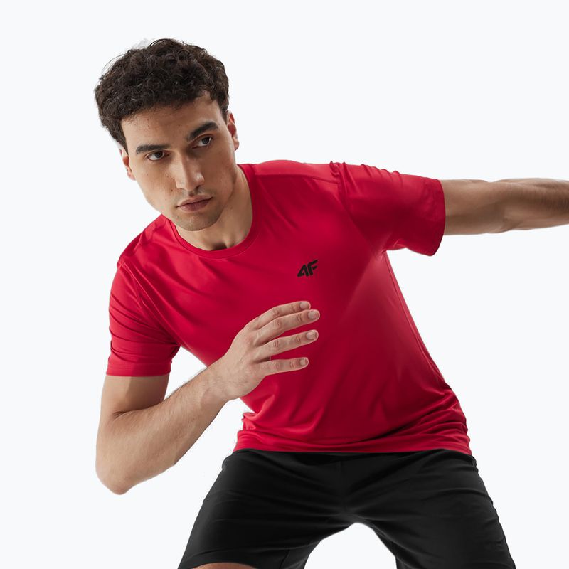 Tricou de antrenament pentru bărbați 4F M448 roșu 6