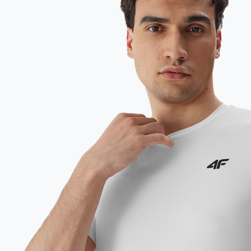 Tricou de antrenament pentru bărbați 4F M448 alb